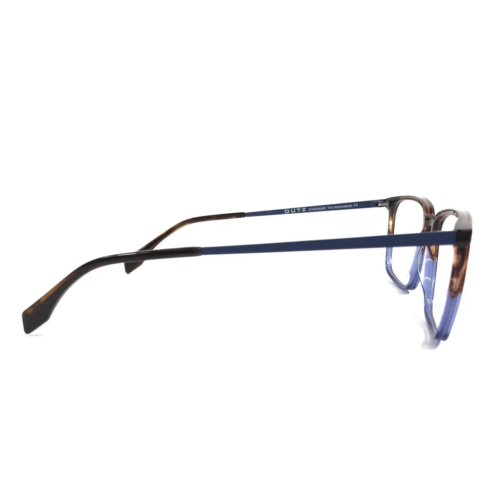 Dutz Eyeglasses Frames DZ2286 Col.46 Brown Tortoise Clear Blue Square 54-17-145